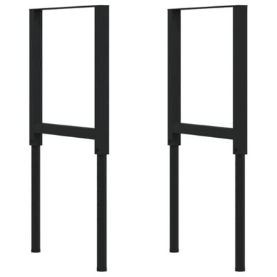 Werkbank rechthoekig 100x60x(73-99,5) cm massief eikenhout