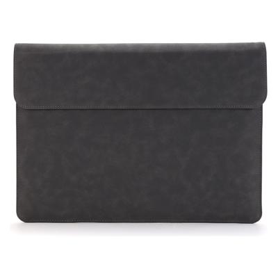 Shop4 - MacBook Pro 16-inch (2019) Hoes - Sleeve Donker Grijs met Etui