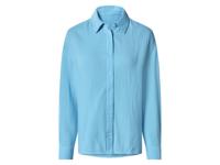 esmara Mousseline dames blouse (Blauw, S (36/38)) - thumbnail