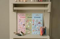 Little Dutch stickers rosa & friends, 10st. - thumbnail