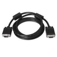 AISENS A113-0072 SVGA-kabel met ferriet, HDB15/stekker, 3 m, voor monitor/tv/projector, zwart - thumbnail