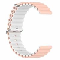 Garmin Forerunner 970 / 570 (47mm) / 255 - Ocean Style bandje - Lichtroze / wit - thumbnail