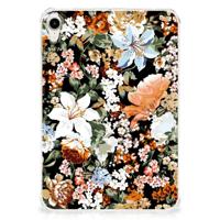 Siliconen Hoesje voor Apple iPad mini 6 (2021) Dark Flowers - thumbnail