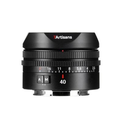 7Artisans AF40mm F2.5 - Sony E Mount - Full Frame - Zwart