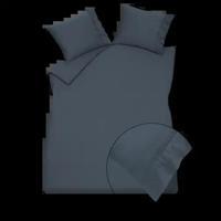 Vandyck Vandyck Purity 87 Uni Satin dekbedovertrek 200x200/220 Nightblue - thumbnail