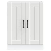 Ovenkast Lucca bewerkt hout bruin eikenkleur - thumbnail