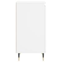 Dressoirs 2 st 40x35x70 cm bewerkt hout wit - thumbnail