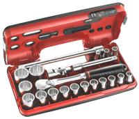 Facom compacte doos 1/2'' 12- kant met ratel met stofdichte kop - SL.DBOX112PB - thumbnail