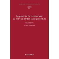 Inspraak in de rechtspraak: de rol van derden in de procedure (Paperback) - thumbnail