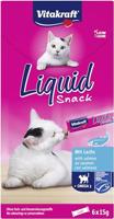 Vitakraft cat liquid snack zalm & omega - thumbnail