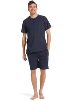 Heren shortama - Blue stripes - NOS - Katoenen zomer pyjama - thumbnail