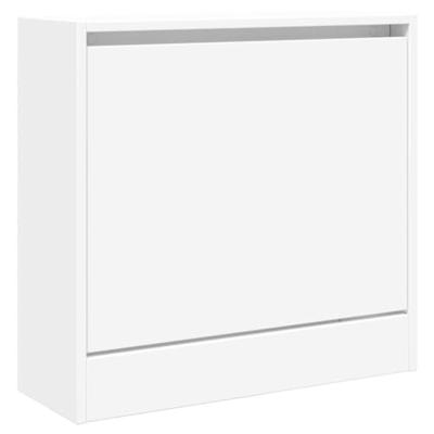 VidaXL Schoenenkast 60x21x57 cm bewerkt hout wit