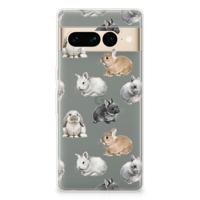 TPU Hoesje voor Google Pixel 7 Pro Konijntjes - thumbnail