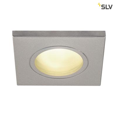 SLV InbouwspotDolix Out GU10 Square voor buiten grijs - 1001171