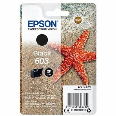 Epson inktcartridge 603, 150 pagina's, OEM C13T03U14020, zwart Epson inktcartridge 603, 150 pagina's, OEM C13T03U14020, zwart