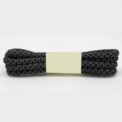 Reflecterende schoenveters ronde sneakers veters Kids volwassen outdoor Sportschoen veters lengte: 140cm (koffie)