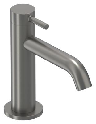 IVY Fonteinset - opbouw - laag - always open plug - Geborsteld metal black PVD 6901416