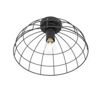 QAZQA Industriële plafondlamp zwart 35 cm - Hanze - thumbnail