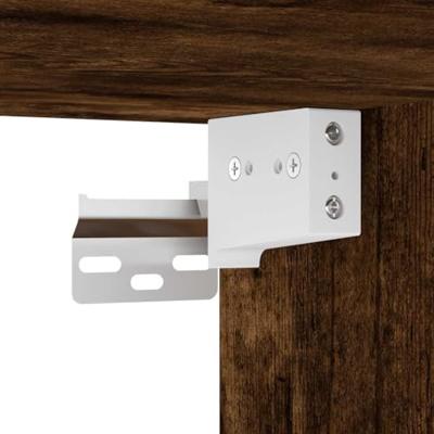 Hangkast 40x29,5x60 cm bewerkt hout gerookt eikenkleurig Hangkast 40x29,5x60 cm bewerkt hout gerookt eikenkleurig