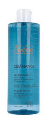 Avene Cleanance Micellar Water Gezichtsreiniging 400 ml Dames
