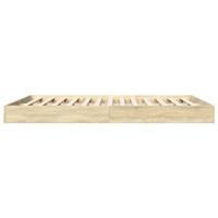 Bedframe zonder matras hout sonoma eikenkleurig 160x200 cm - thumbnail