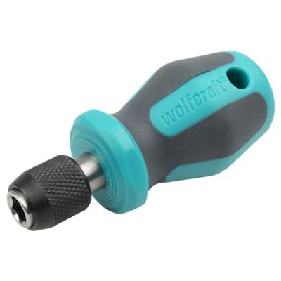 Wolfcraft handschroevendraaier | met bitopname | kort | 76 mm | 1 stuk - 1239000