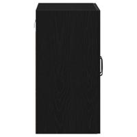 Wandkast 60x31x60 cm bewerkt hout zwart eikenkleurig - thumbnail