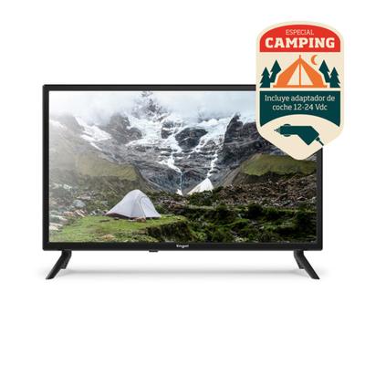 Engel LE2462CA LED-tv, 61 cm (24 inch), speciaal voor camping, auto-adapter, 12/24 V, ideaal voor caravans