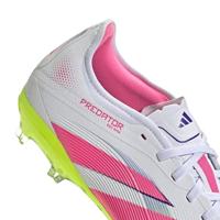 adidas Predator Pro Gras Voetbalschoenen (FG) Wit Roze Neongeel - thumbnail
