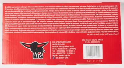 Big speelstuur met reddingsgeluiden