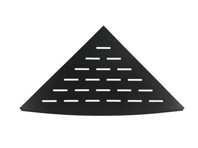 Ridder InWall hoekplanchet 29x29 mat zwart