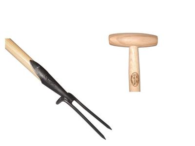 De Wit Wiedvork 2 tands essen t steel 80cm dewit