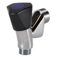 Wiesbaden Kiwa beluchterkraan 1/2 zwarte knop - thumbnail