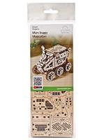 Ugears bouwpakket Mars Buggy 9 x 6,5 x 7 cm hout bruin 96 delig - thumbnail