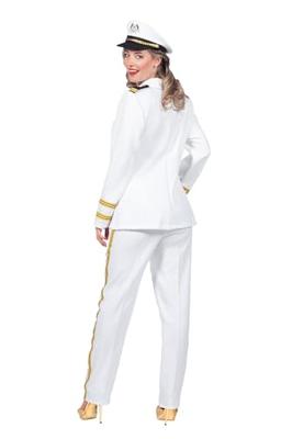 Luxe navy officier kostuum dames Luxe navy officier kostuum dames