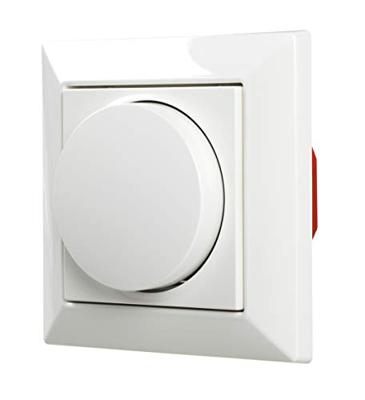 Ehmann 5591x0100 Draaidimmer Geschikt voor lampen: LED-lamp, Halogeenlamp, Gloeilamp Wit (RAL 9016)