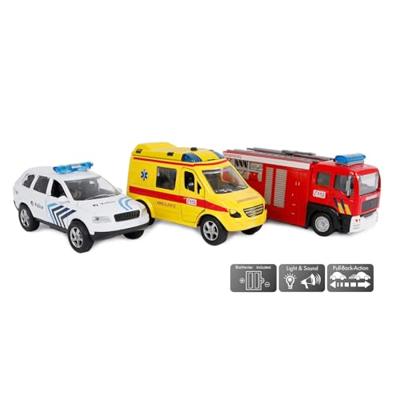 2-Play die-cast hulpdienst voertuigen belgië