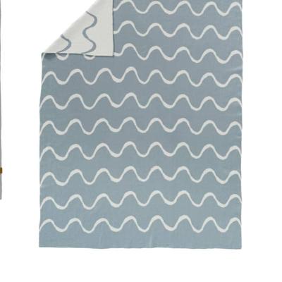 Fresk fijn gebreide deken Waves Fresk fijn gebreide deken Waves