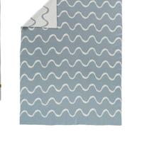 Fresk fijn gebreide deken Waves - thumbnail