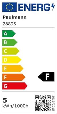 Paulmann 28896 LED-lamp Energielabel F (A - G) B22d Kogel 4.7 W = 40 W Warmwit (Ø x h) 45 mm x 80 mm 1 stuk(s) Paulmann 28896 LED-lamp Energielabel F (A - G) B22d Kogel 4.7 W = 40 W Warmwit (Ø x h) 45 mm x 80 mm 1 stuk(s)