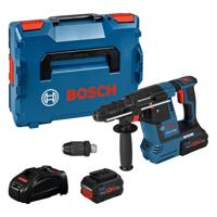 Bosch Professional GBH 18V-26 F Accu combihamer SDS-Plus 2,6J + snelwisselboorkop 18V 8.0Ah in L-Boxx - 061191000E - thumbnail