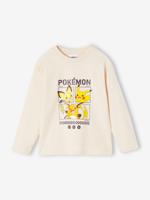 T-shirt Pikachu Evolution Pokemon®jongens zandbeige - thumbnail