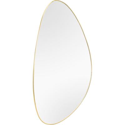 Spiegel - Livion Uca - Ovaal - Inclusief Lijst - Goud - Metaal