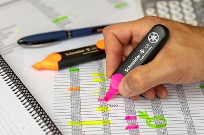 Schneider Schreibgeräte Textmarker Textmarker Job sortiert Karton-Etui 8 Stück Aktion 115068 Willekeurige kleur (geen keuze mogelijk) 8 stuk(s)