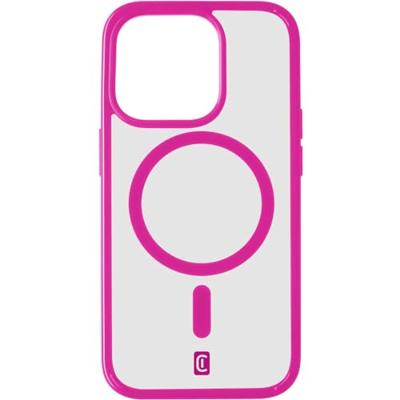 Cellularline Pop MagSafe Case MAG Backcover Apple iPhone 15 Pro Pink, Transparant MagSafe compatible