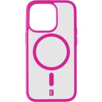 Cellularline Pop MagSafe Case MAG Backcover Apple iPhone 15 Pro Pink, Transparant MagSafe compatible - thumbnail