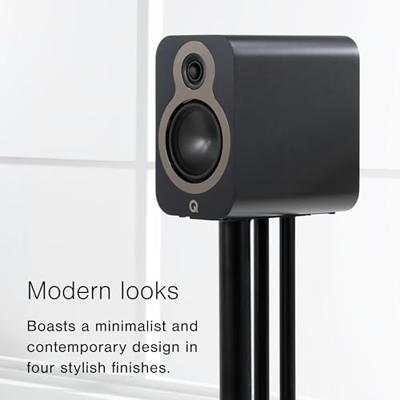 Q Acoustics: 3020c Boekenplank Speakers - 2 Stuks - Claro rosewood
