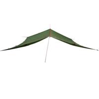 Kampeerluifel waterdicht 420x440 cm groen - thumbnail