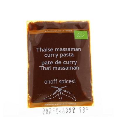 Thaise massaman currypasta bio 50 Gram Thaise massaman currypasta bio 50 Gram