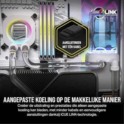Corsair Hydro X Series iCUE LINK XH405i Custom Cooling Kit waterkoeling